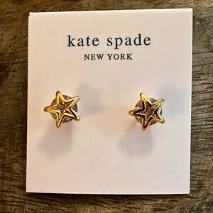 NEW Kate spade Something Sparkly Boxed Star Studs